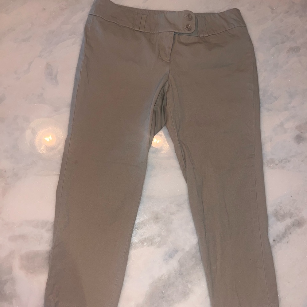 Dalia Collection Khaki Trousers